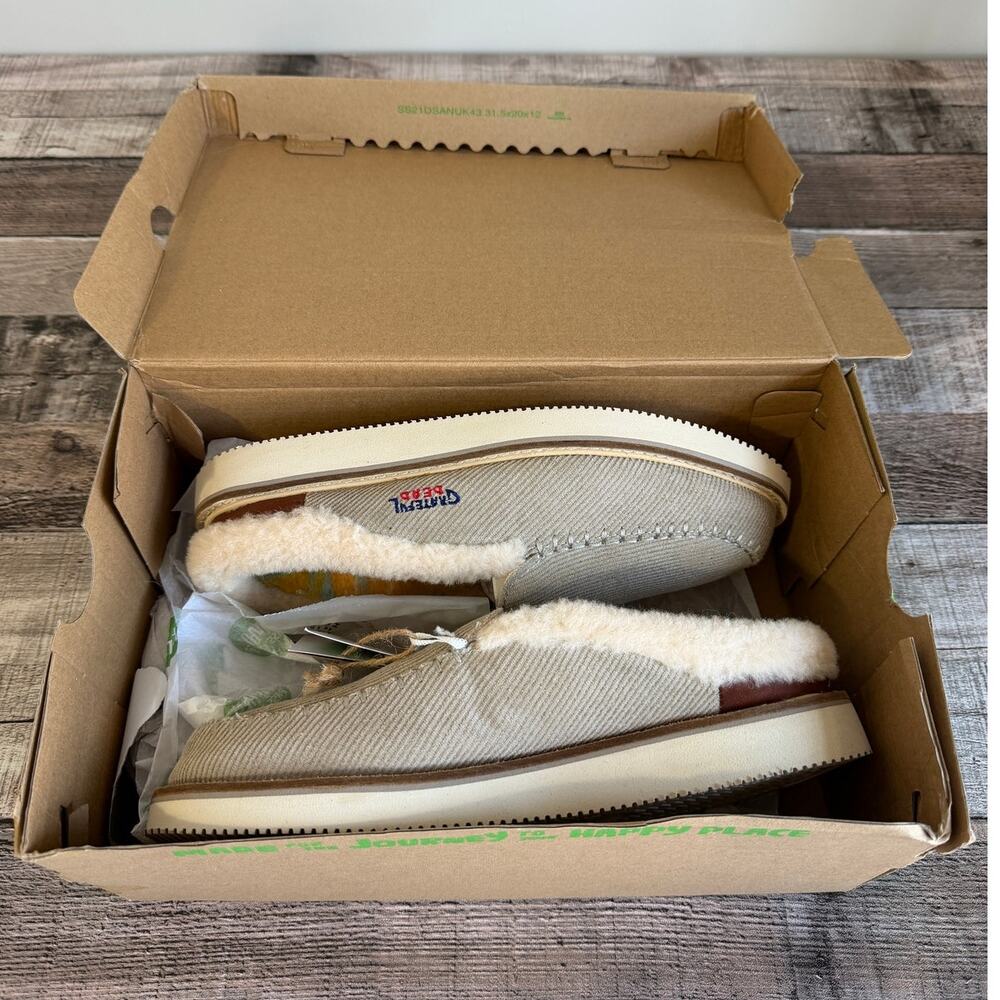 Sanuk Cream Slip-On Sherpa Lined Women's Slippers
